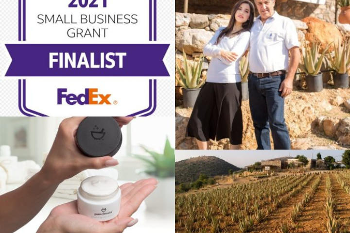 AegeaNews - Σημαντική διάκριση για την pandrosia με το 1ο βραβείο στο διαγωνισμό 2021 FEDEX SMALL BUSINESS GRANT